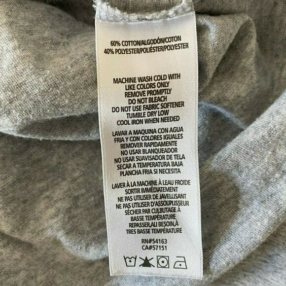 𝅺tommy Hilfiger Women's Gray Sport Shirt Size Medium - Picture 8 of 8